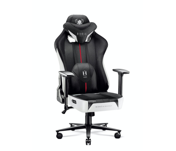Diablo Chairs X-Player 2.0 Kido Biało-czarny - 1208675 - zdjęcie
